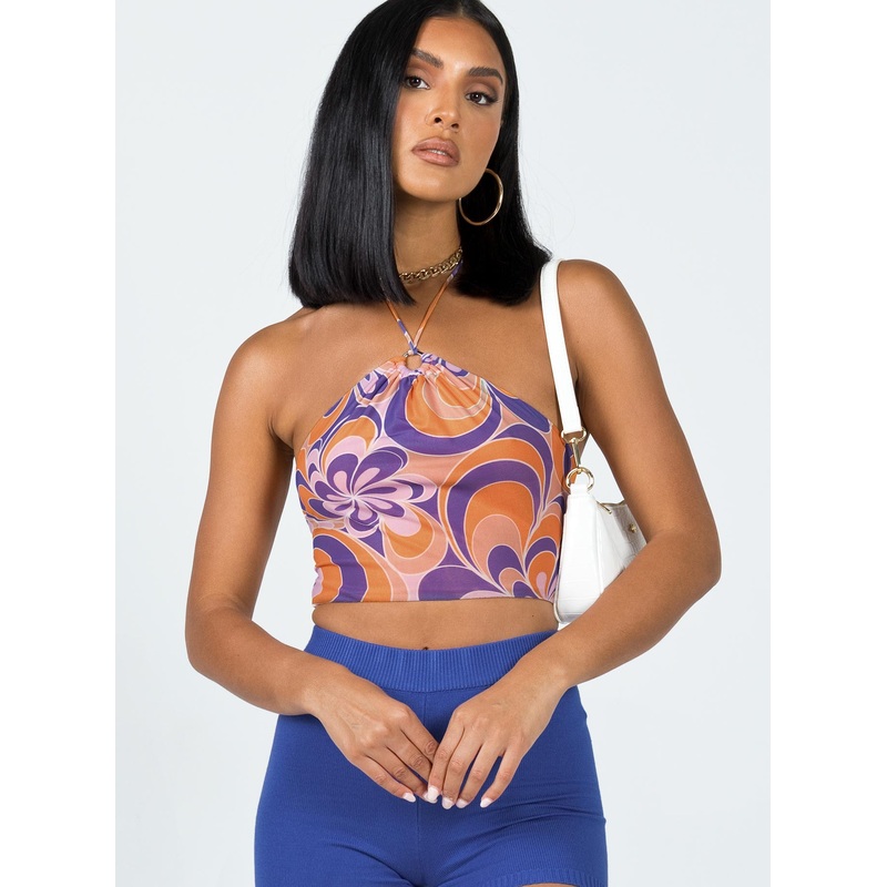 Matilda Top Orange Floral