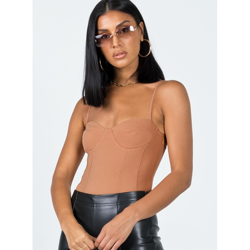 Oakland Bodysuit Beige