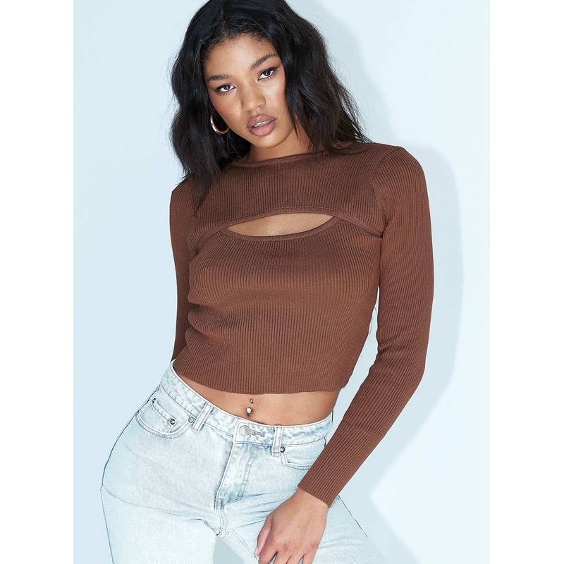 Theresa Sweater Brown