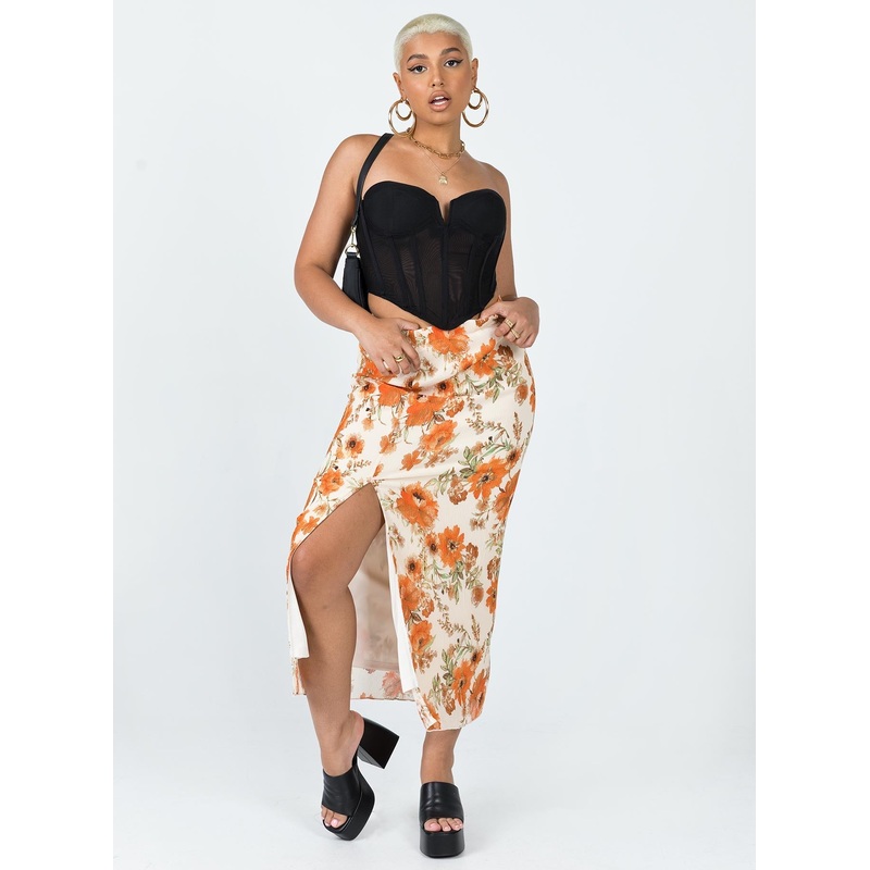 Amoura Midi Skirt Multi