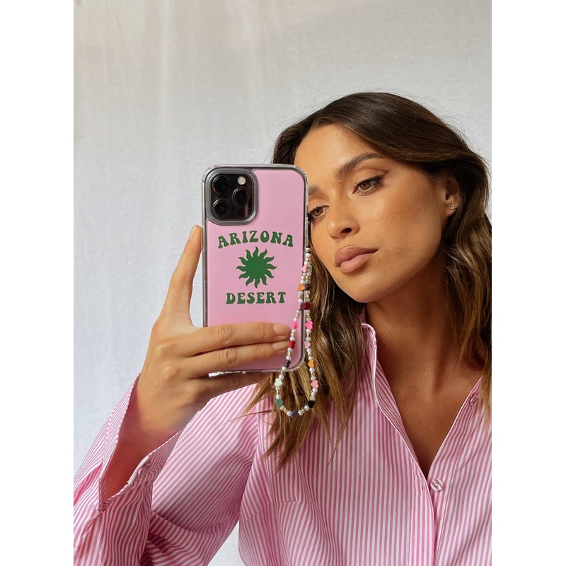 Arizona Desert iPhone Case Pink / Green