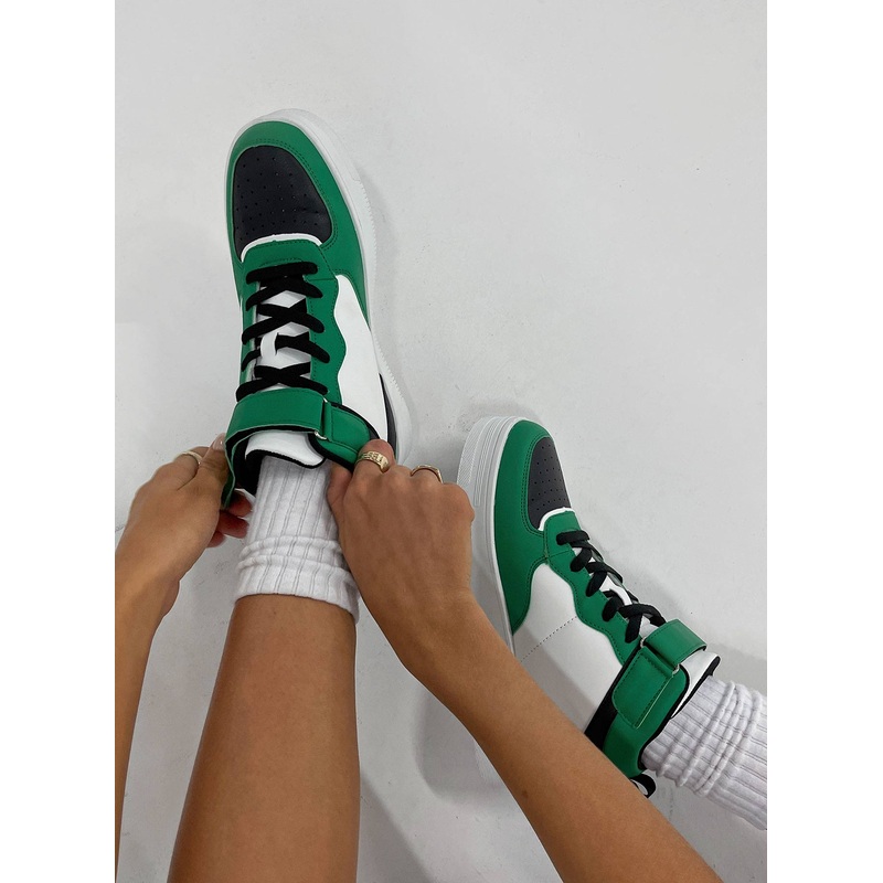 Berness Rylee Sneakers Green / White