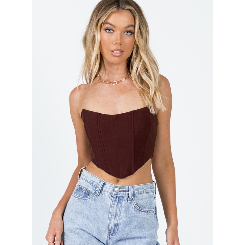Carlie Top Brown