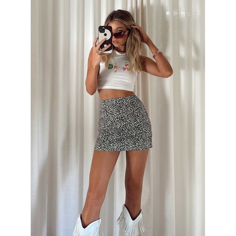 Debra Mini Skirt Black