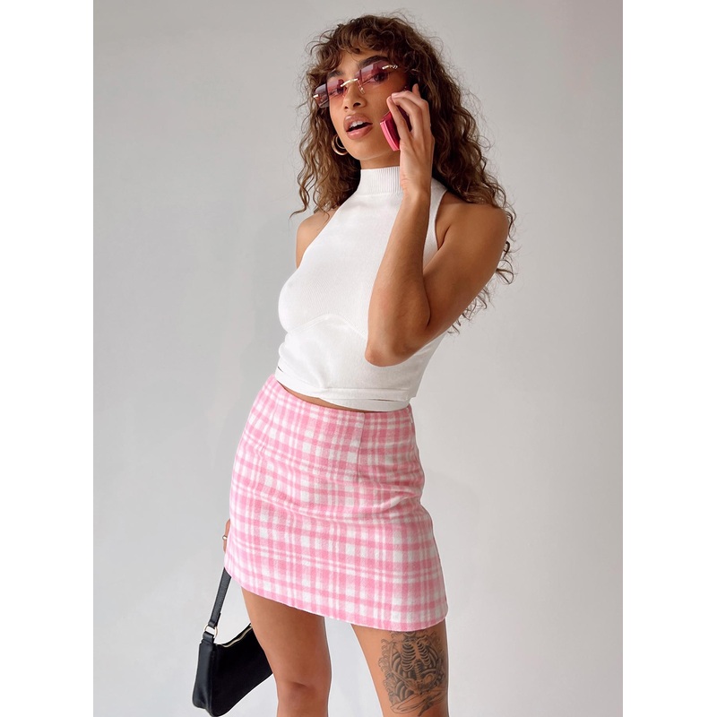 Gracia Mini Skirt Pink