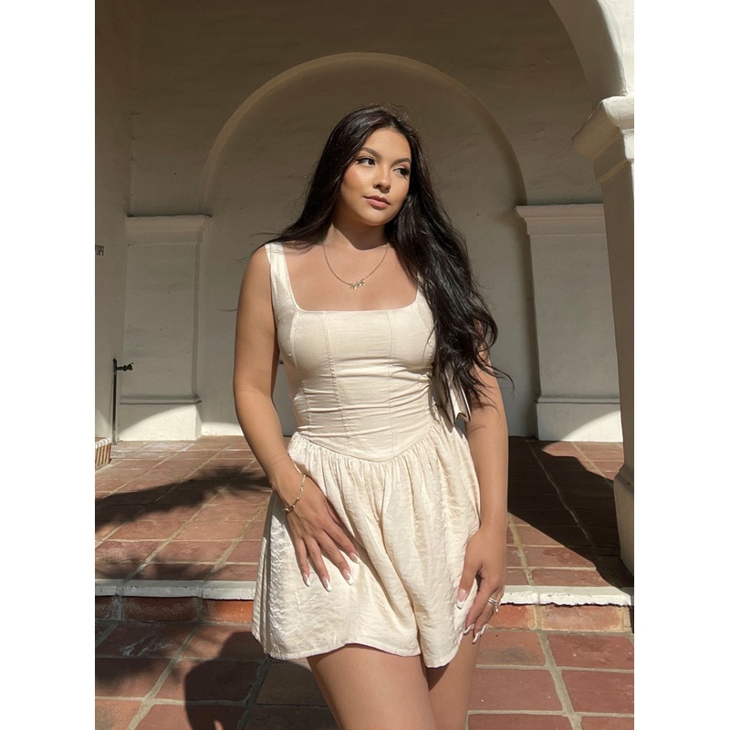 Judson Romper Cream