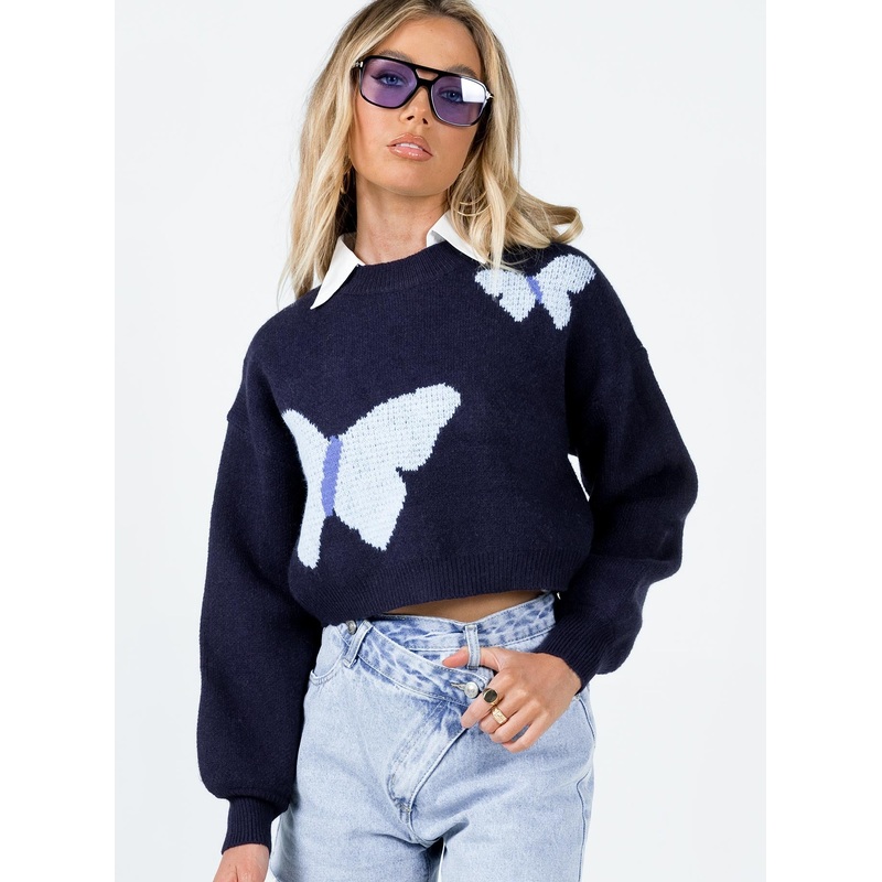 Mia Blake Sweater Blue