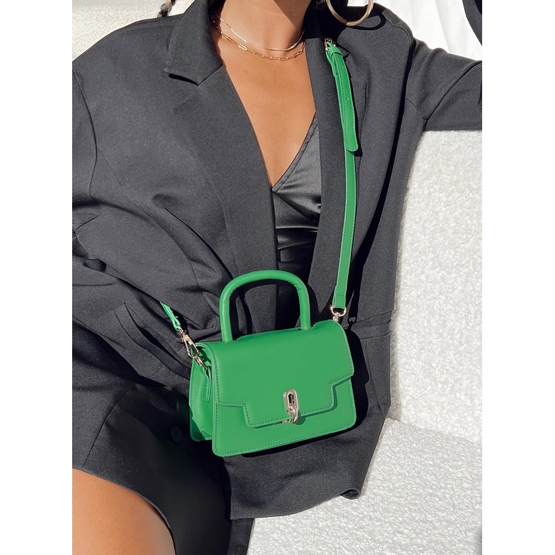 Sumi Top Handle Crossbody Bag Green