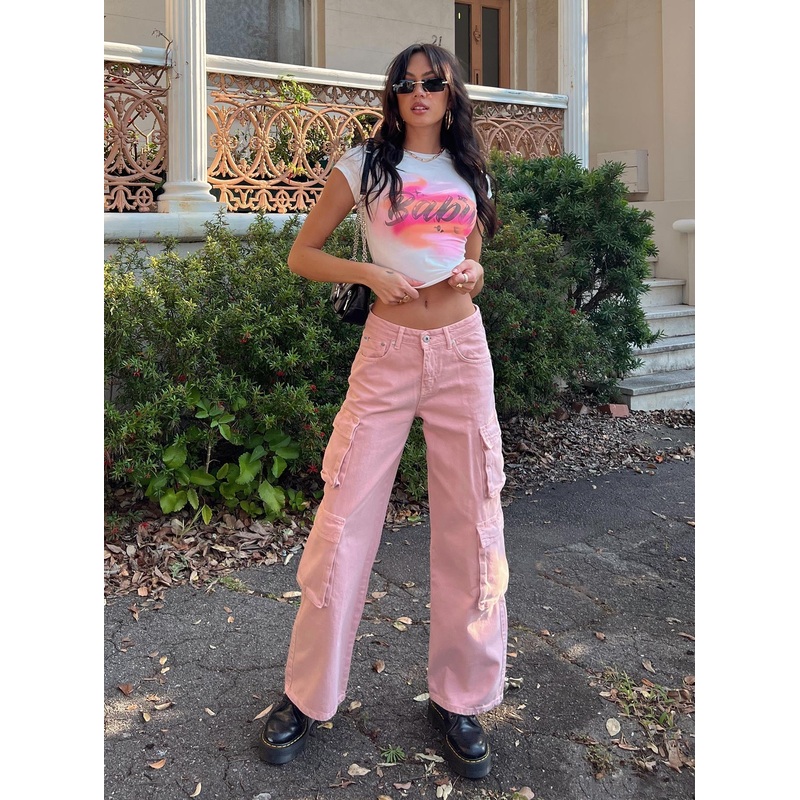 The Ragged Priest Brat Jeans Pink