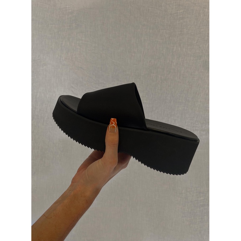 Barnes Platform Sandals Black