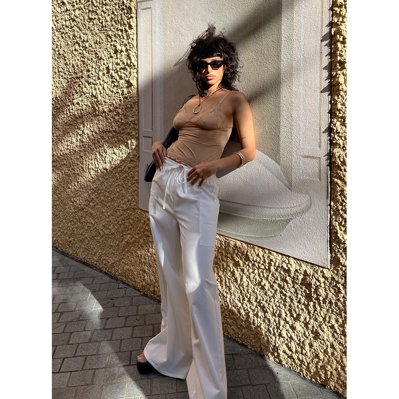 Brunie Pants White