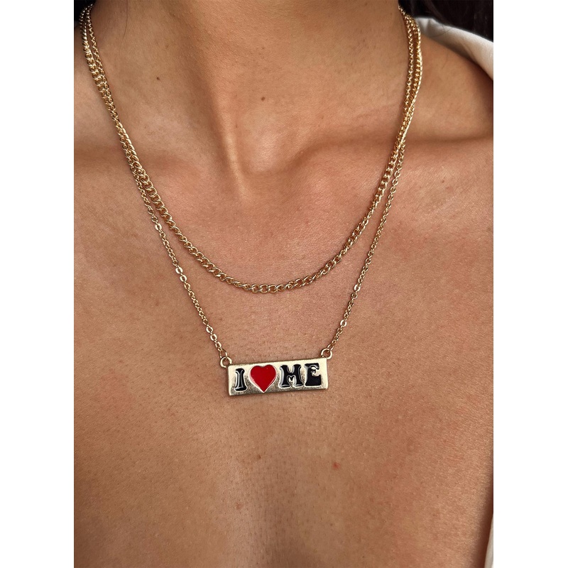I Love Me Necklace Pack Gold