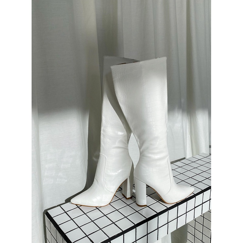 Stamper Boots White