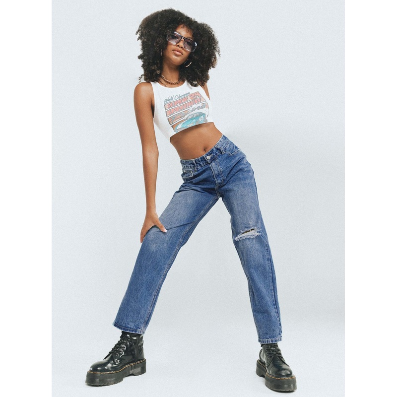 Taxco Straight Leg Denim Jeans