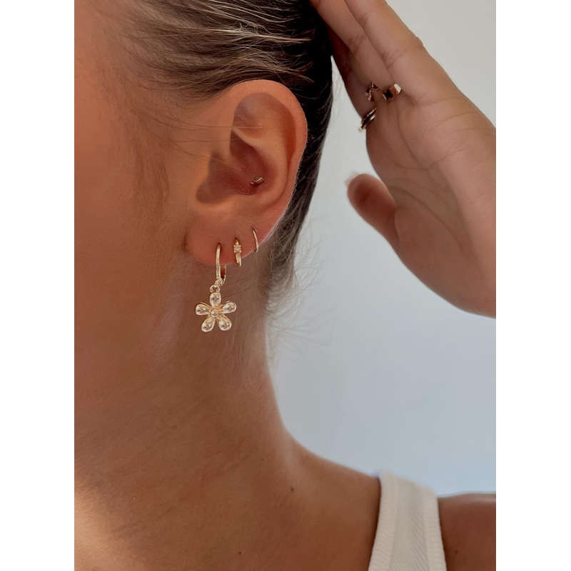 Willowvale Earrings Gold Eco