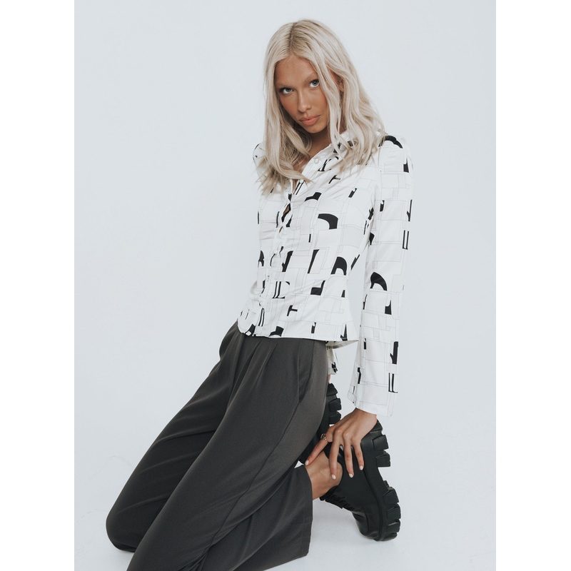 Anni Shirt Beige Multi