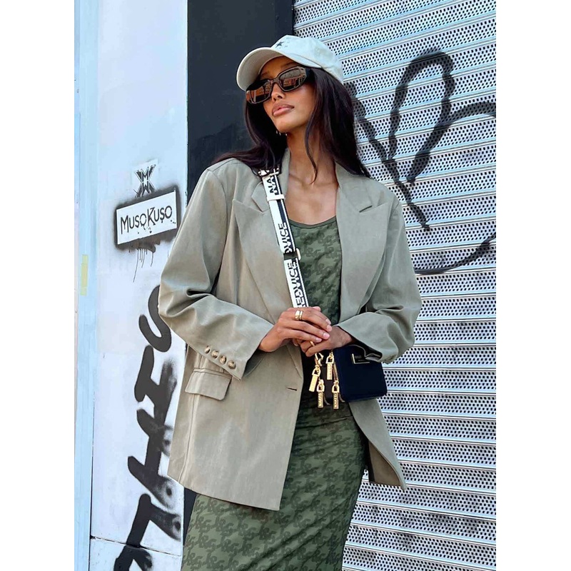 Codi Oversized Blazer Grey