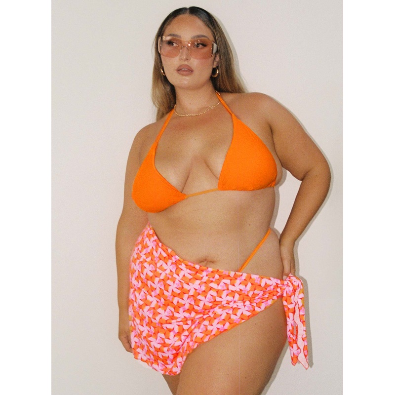 Paradise Sarong Orange / Pink Curve