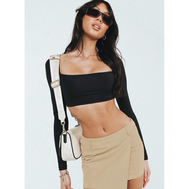 Rogers Long Sleeve Top Black