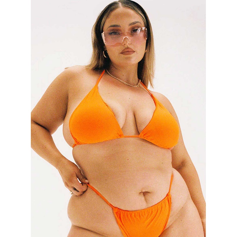 Serene Bikini Top Orange Curve