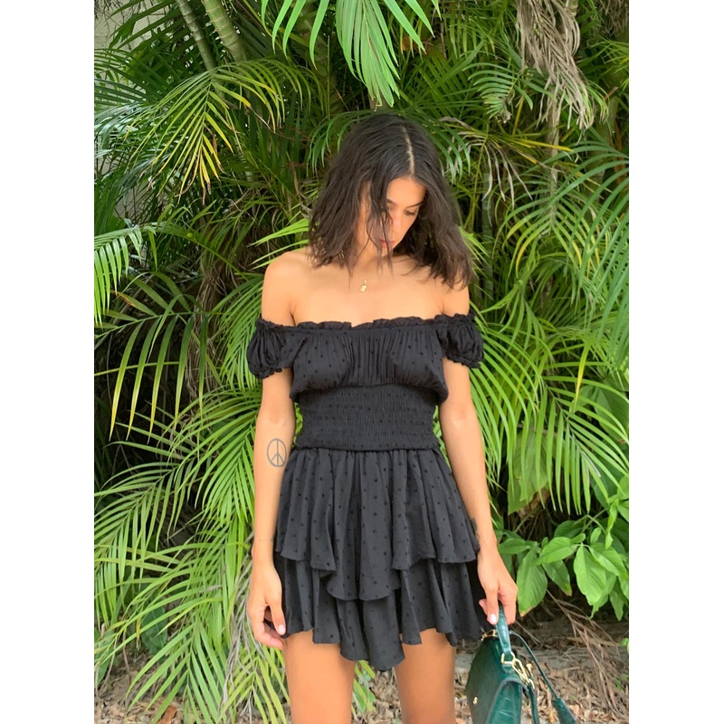 The Love Galore Playsuit Black