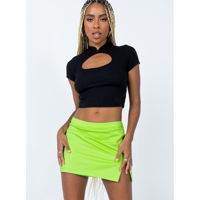 Aisha Mini Skirt Green