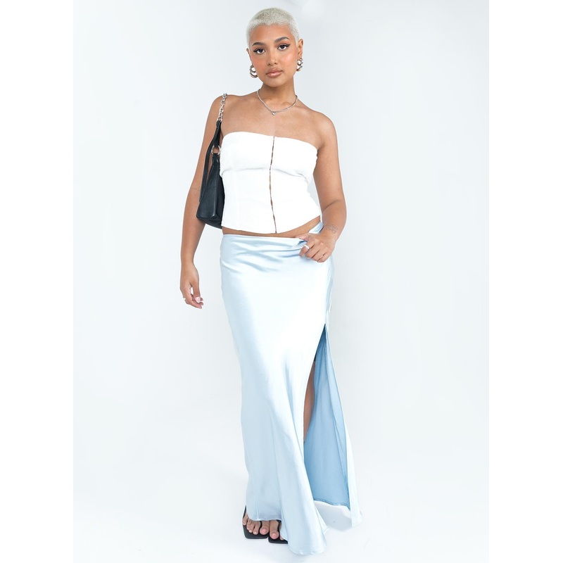 Don’t Belong Maxi Skirt Blue