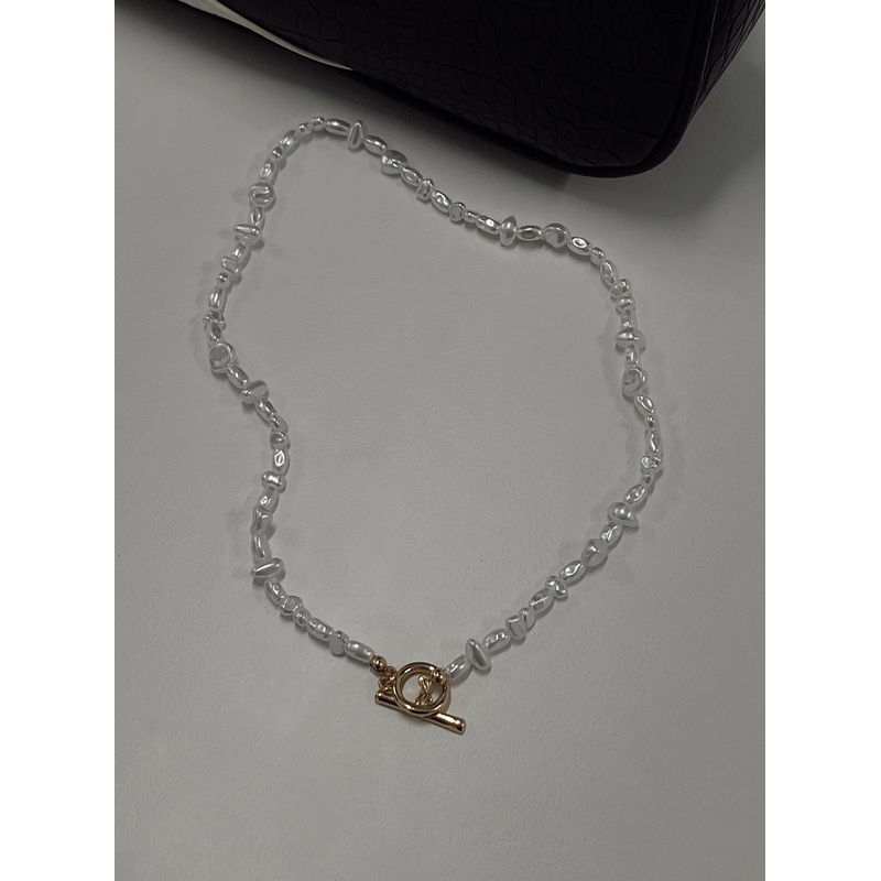 Sutter Pearl Necklace White