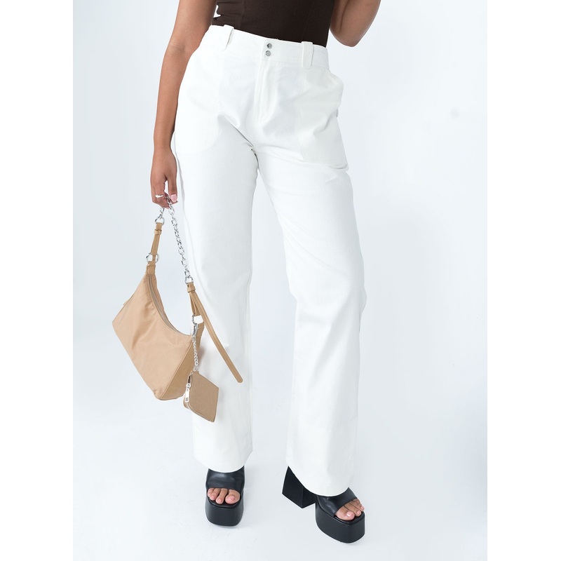 The Burton Pants White