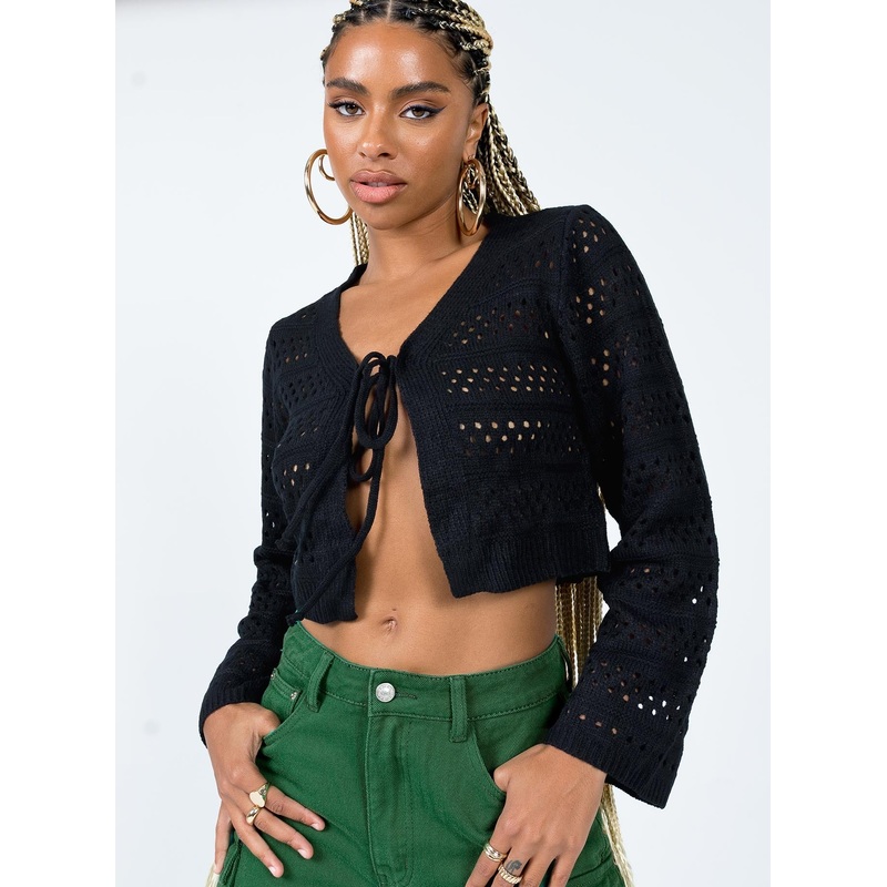 The Rolla Cardigan Black