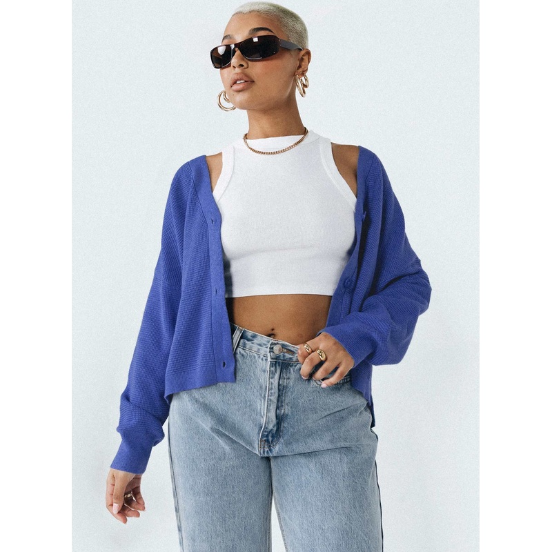 Theo Cardigan Blue