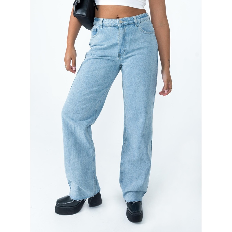 Zappa Mid Waist Jean Denim