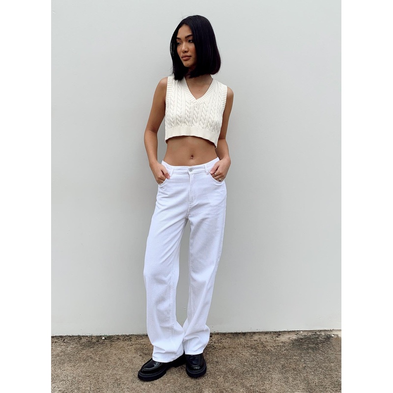 Abrand Slouch Jeans Marshmellow Cord