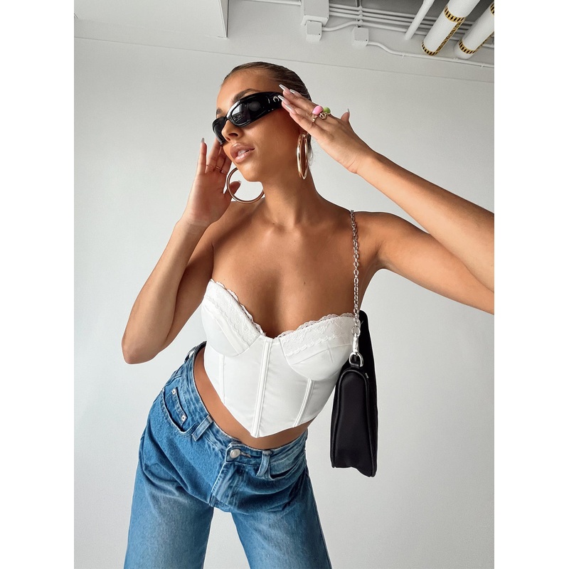 Altona Strapless Top White