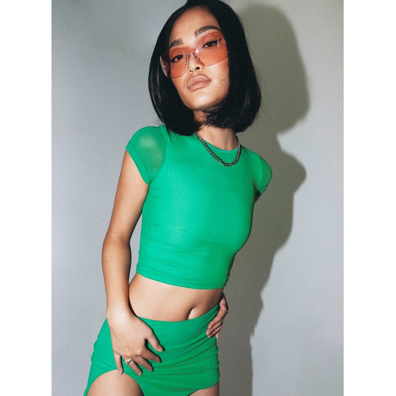 Bold Move Top Bright Green