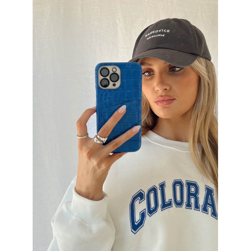 Emilio iPhone Case Cobalt Blue