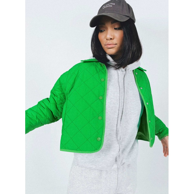 Jimi Quilted Jacket Green