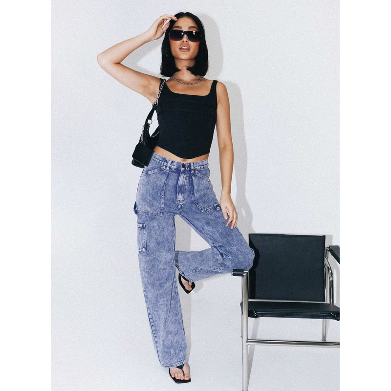 Miami Vice Pant Dark Wash Denim