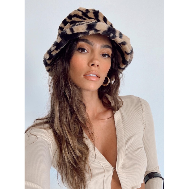 Wild Child Bucket Hat Brown
