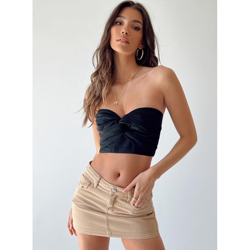 Kemper Strapless Top Black
