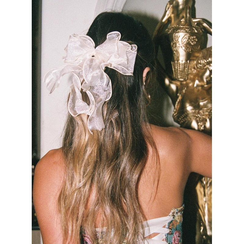 Linney Hair Bow Beige
