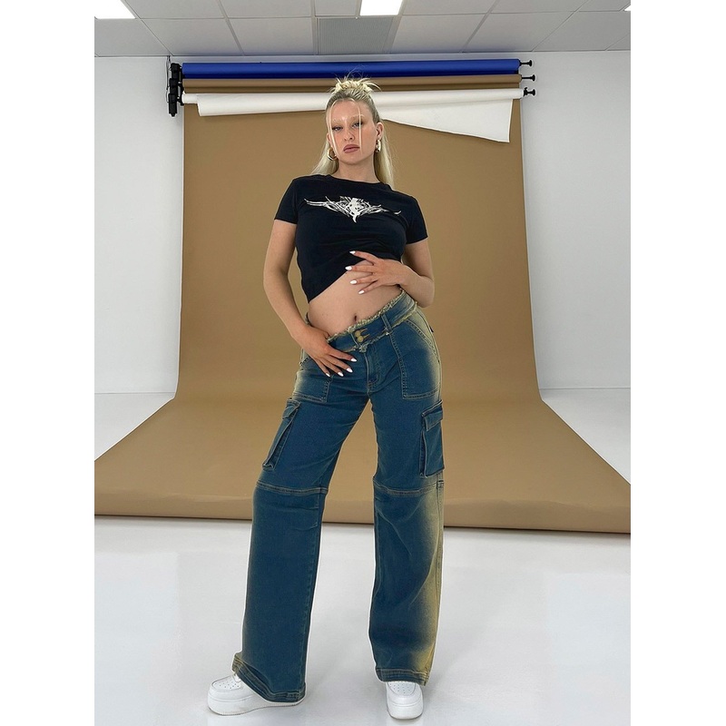 Pre Show Denim Jeans Mid Blue