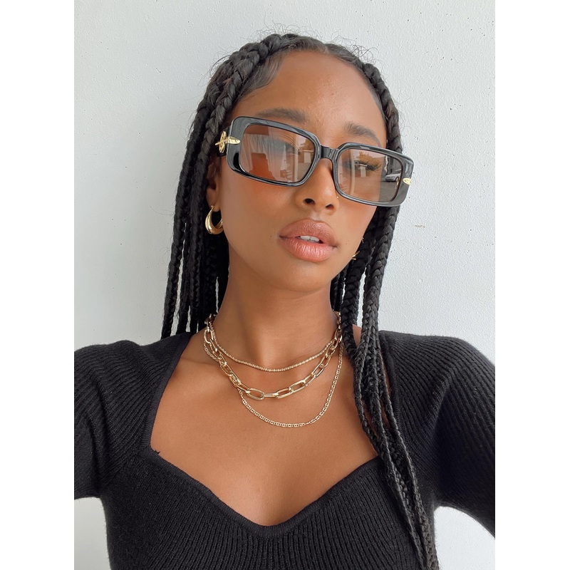 Solano Sunglasses Black / Yellow