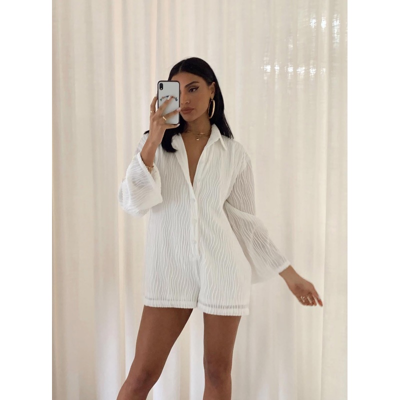 Dimitry Romper White