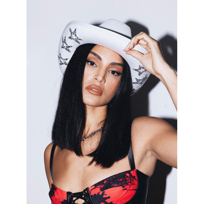 Headline Cowboy Hat White