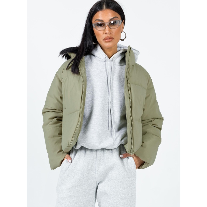 Jill Puffer Jacket Khaki