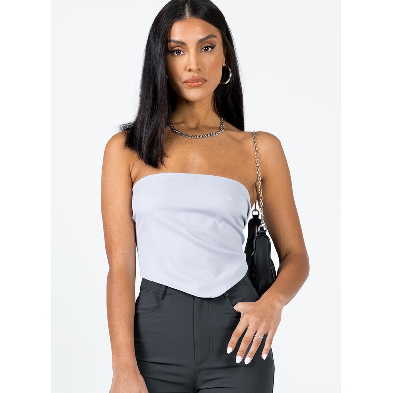 Kamilo Strapless Top Blue