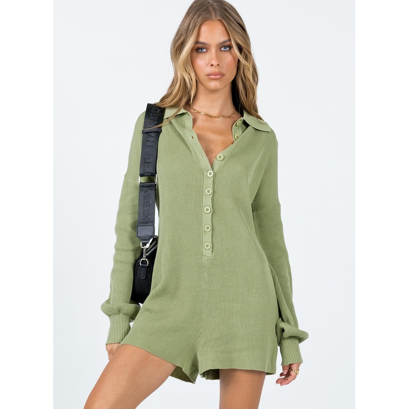 Sofie Playsuit Green