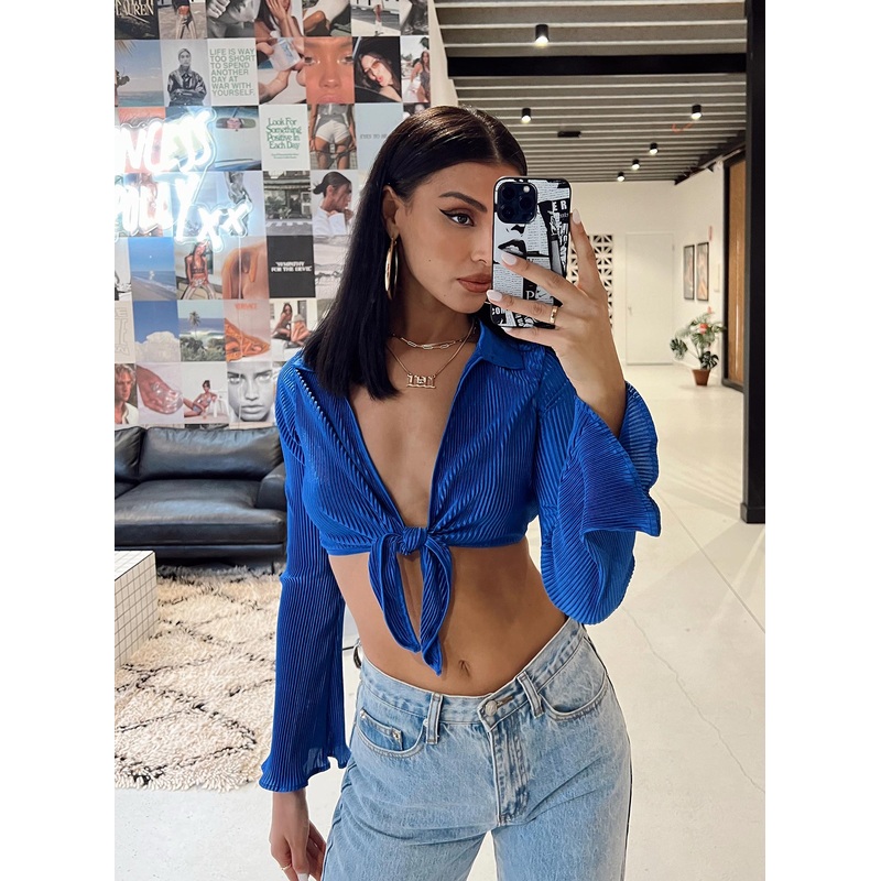 Venga Long Sleeve Top Blue