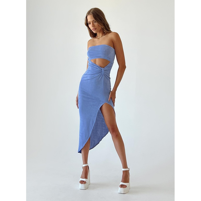 Zeta Midi Dress Blue
